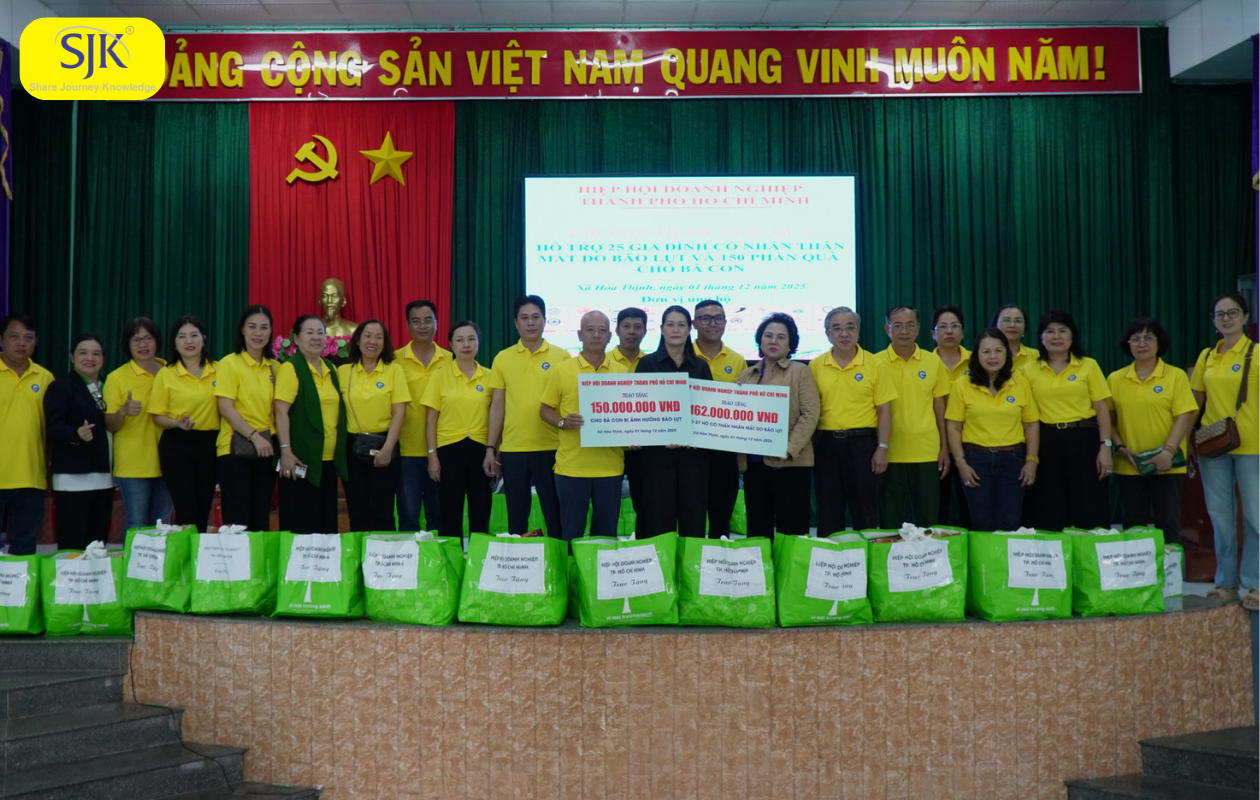 SJK ĐỒNG HÀNH CÙNG ĐOÀN CỨU TRỢ KHẮC PHỤC HẬU QUẢ  SAU BÃO SỐ 15 TẠI KHÁNH HÒA – ĐẮK LẮK