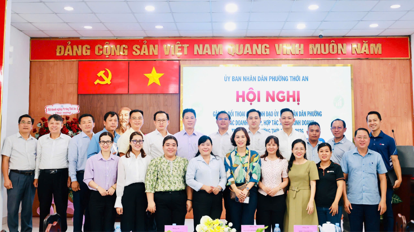 SJK tham dự Hội nghị đối thoại giữa UBND Thới An năm 2026