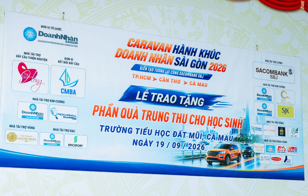 Ngày 19/09/2026 | SJK vinh dự đồng hành cùng chương trình Caravan Hành Khúc Doanh Nhân Sài Gòn 2026 