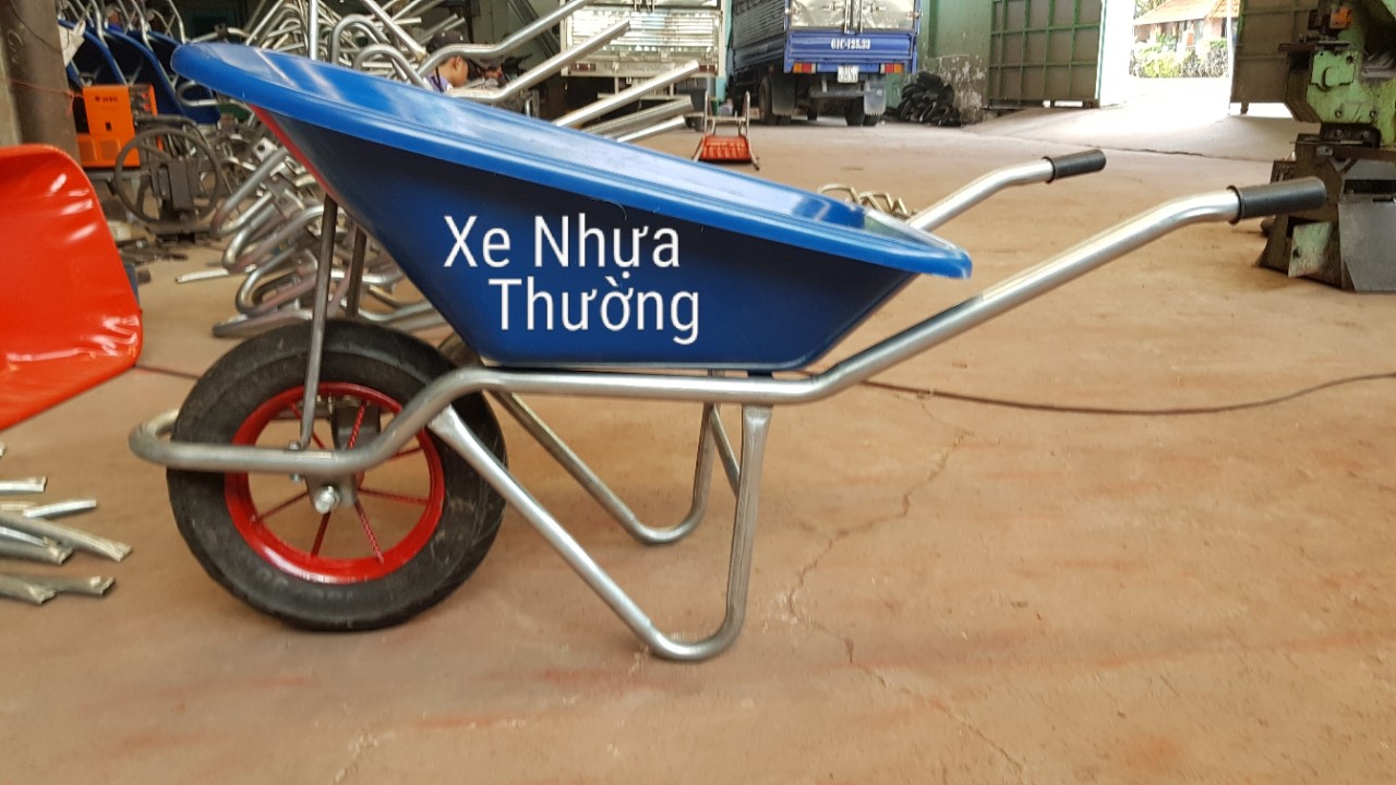 Xe rùa các loại - Xe rùa thùng tôn sườn kẽm: