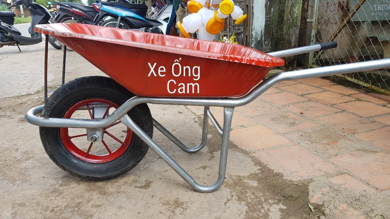 Xe rùa các loại - Xe rùa thùng tôn sườn kẽm: