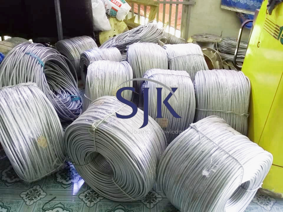 CÁP THÉP BỌC NHỰA – PHỤ KIỆN AO TÔM NỔI