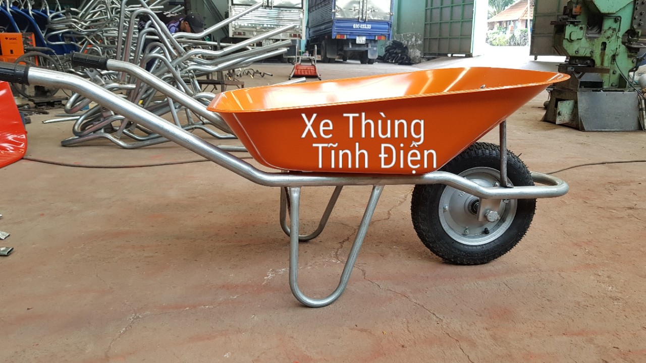 Xe rùa các loại - Xe rùa thùng tôn sườn kẽm: