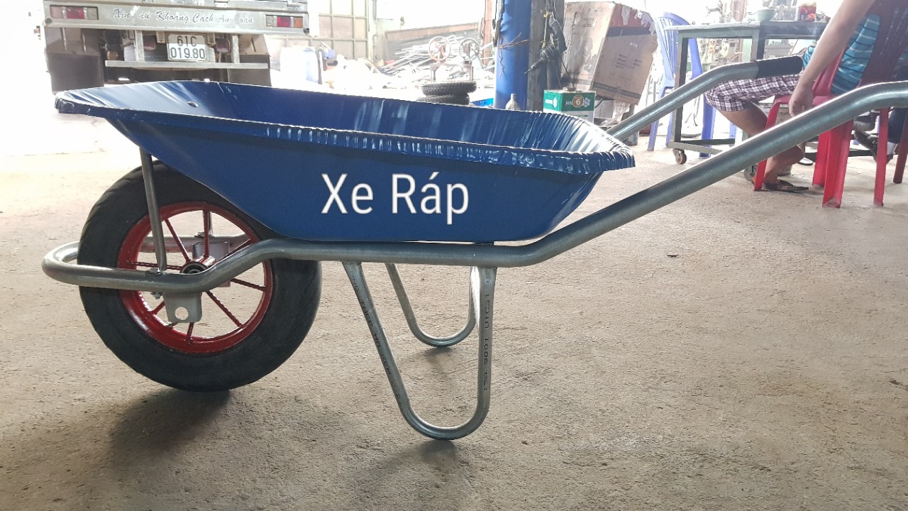 Xe rùa các loại - Xe rùa thùng tôn sườn kẽm: