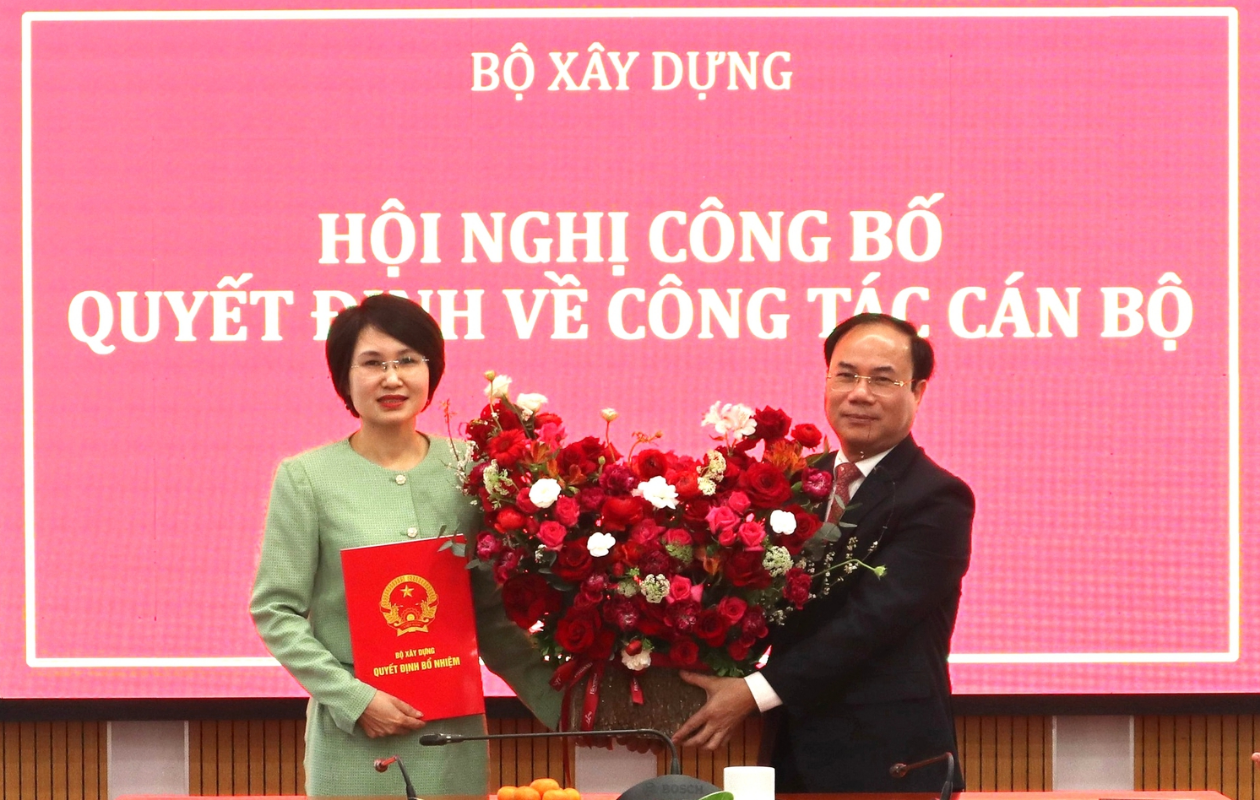 Bộ Xây dựng bổ nhiệm bà Đặng Thị Hải Yến làm Vụ trưởng Vụ Pháp chế