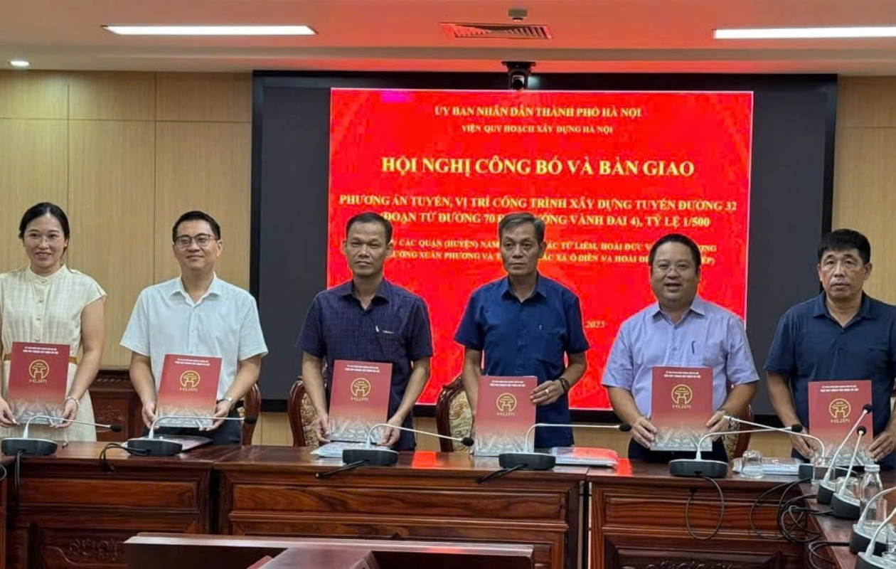 Sắp có đường nối quốc lộ 32 đến Vành đai 4 rộng 8 làn xe