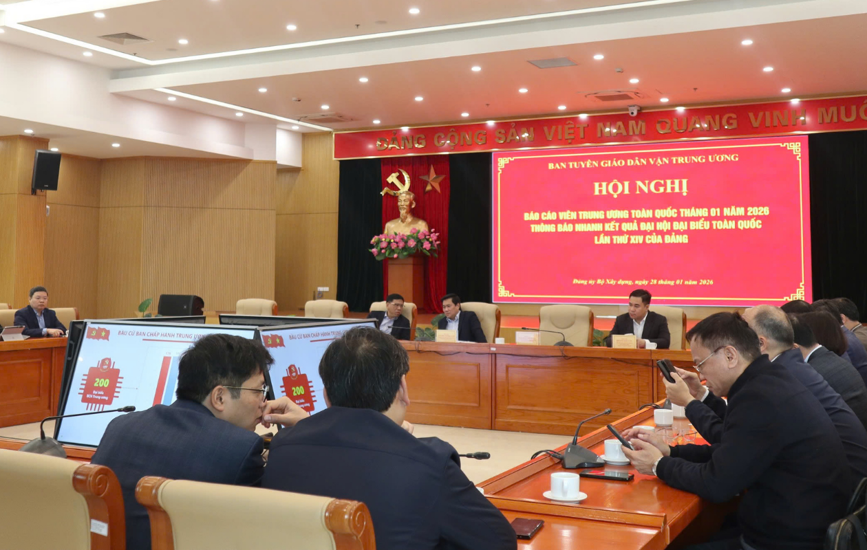 Đảng bộ Bộ Xây dựng thống nhất ý chí, hành động trong triển khai Nghị quyết Đại hội XIV