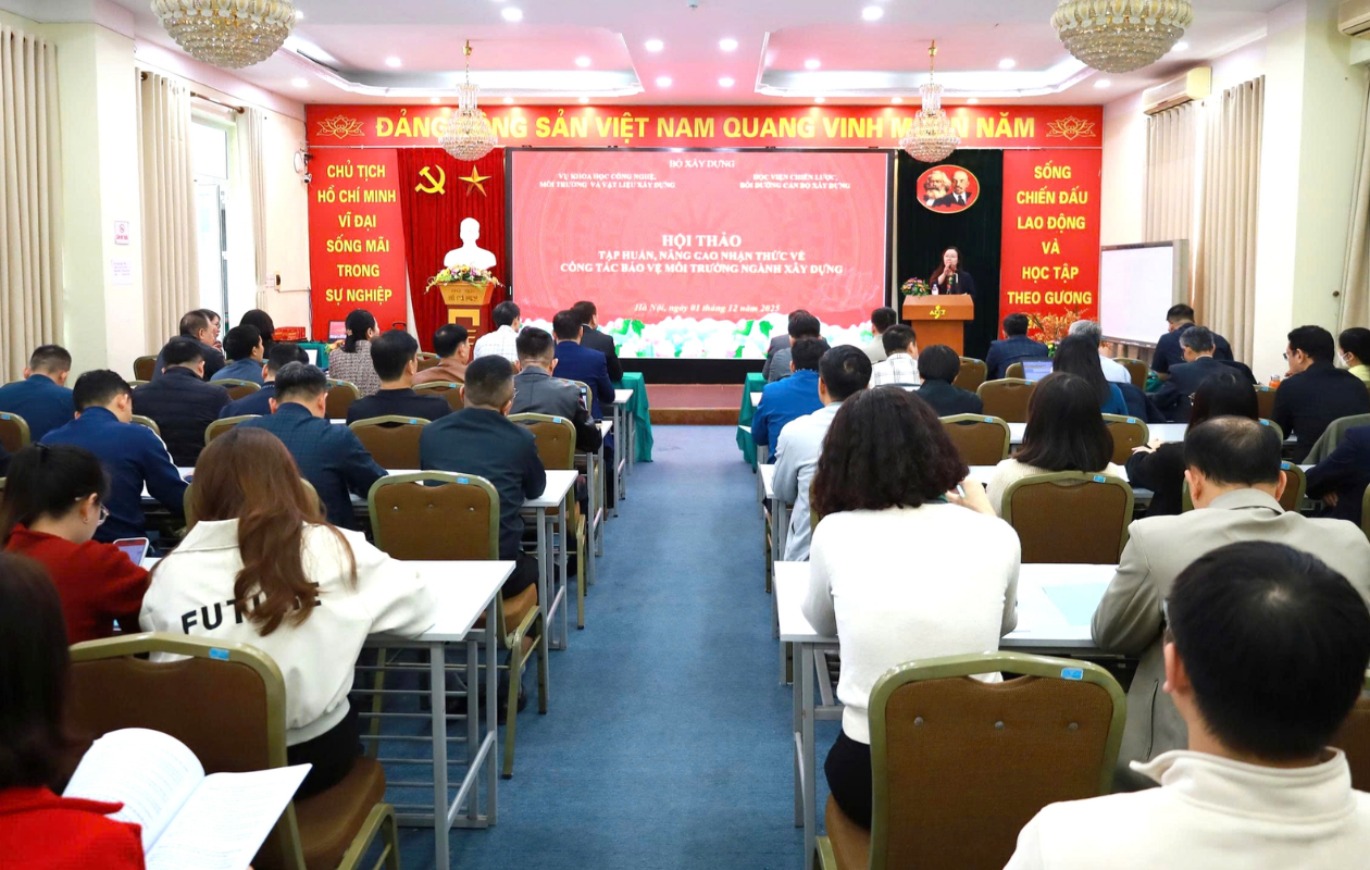 Tập huấn nâng cao nhận thức về bảo vệ môi trường trong ngành Xây Dựng năm 2025